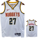 22-23 Nuggets MURRAY #27 White Top Quality Hot Pressing NBA Jersey