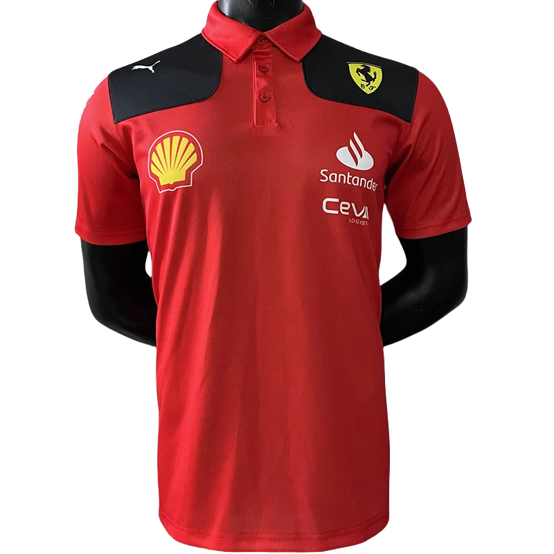 2023 F1 Ferrari Polo Red Racing Suit