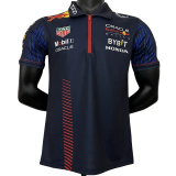 2023 F1 Red Bull Royal Blue Polo Racing Suit