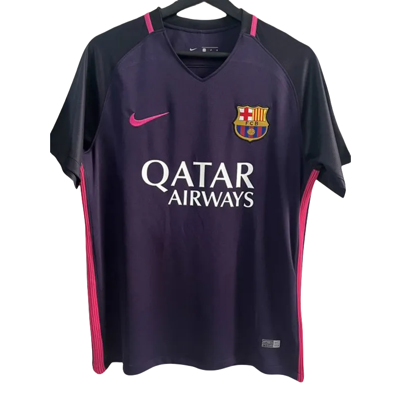 2016-2017 Mens Barcelona  Away Retro Soccer Jersey