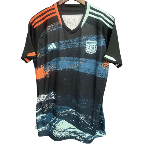 2023 Argentina Black Blue Fans Soccer Jersey
