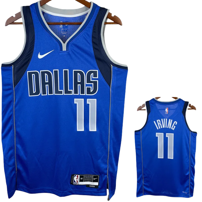 22-23 Dallas Mavericks IRVING #11 Blue Home Top Quality Hot Pressing NBA Jersey