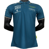 2023 F1 Aston Martin Polo Green Racing Suit
