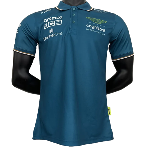 2023 F1 Aston Martin Polo Green Racing Suit