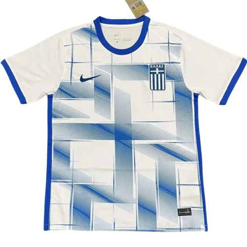 23-24 Greece Home Fans Soccer Jersey