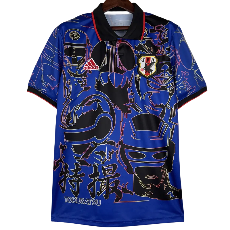 2023 Japan Blue Cartoon Tokusatsu Edition Fans Soccer Jersey