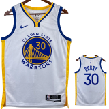 22-23 WARRIORS CURRY #30 White Top Quality Hot Pressing NBA Jersey