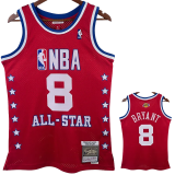 ALL-STAR BRYANT #8 Red Top Quality Hot Pressing NBA Jersey