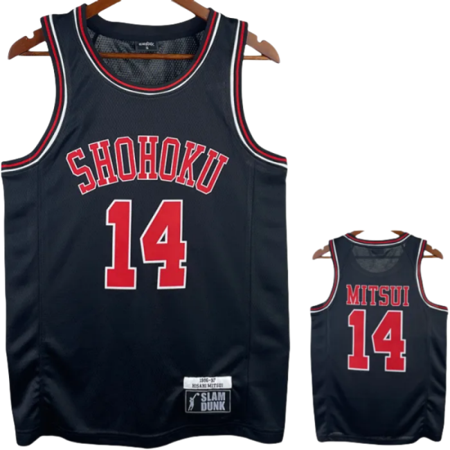 2023 SHOHOKU MITSUI #14 Black Top Quality Hot Pressing NBA Jersey (带标）