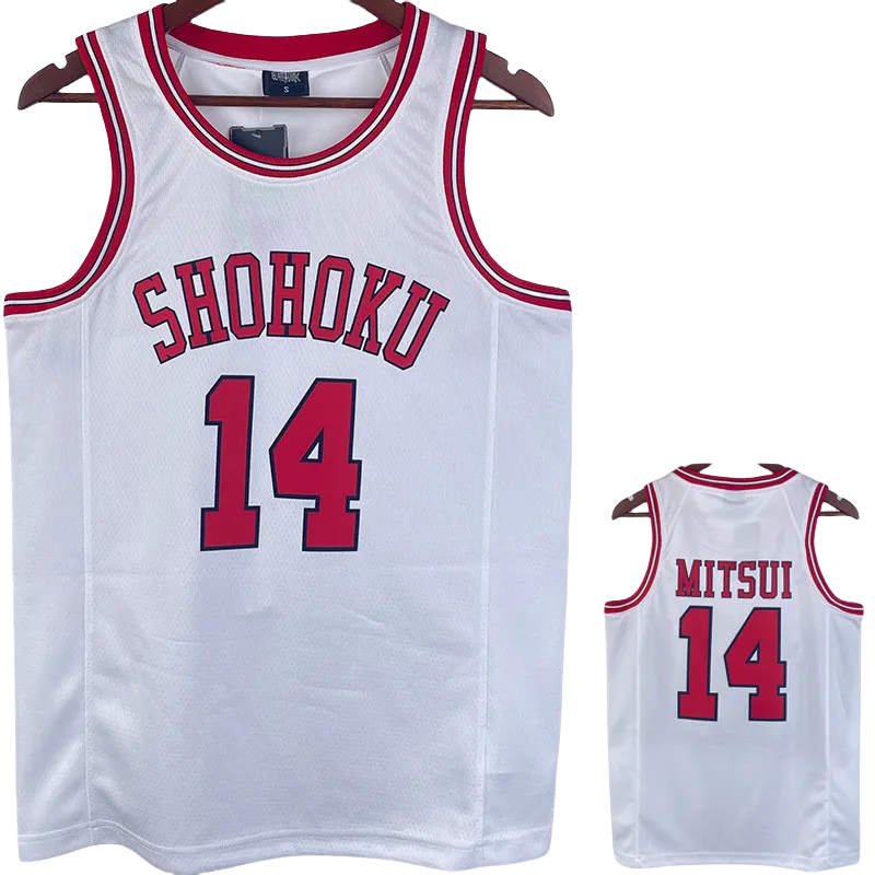2023 SHOHOKU MITSUI #14 White Top Quality Hot Pressing NBA Jersey