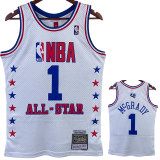 ALL-STAR McGRADY #1 White Top Quality Hot Pressing NBA Jersey