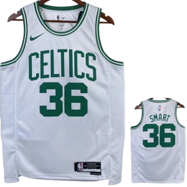22-23 CELTICS SMART #36 White Top Quality Hot Pressing NBA Jersey
