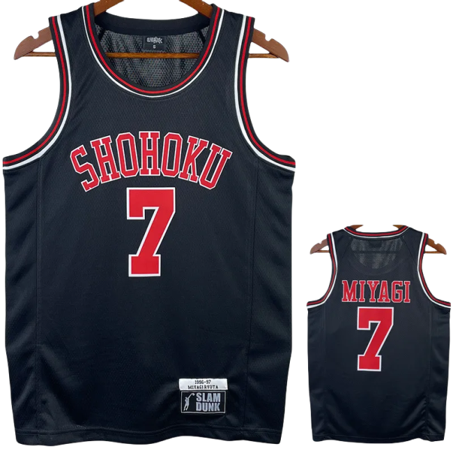 2023 SHOHOKU MIYAGI #7 Black Top Quality Hot Pressing NBA Jersey