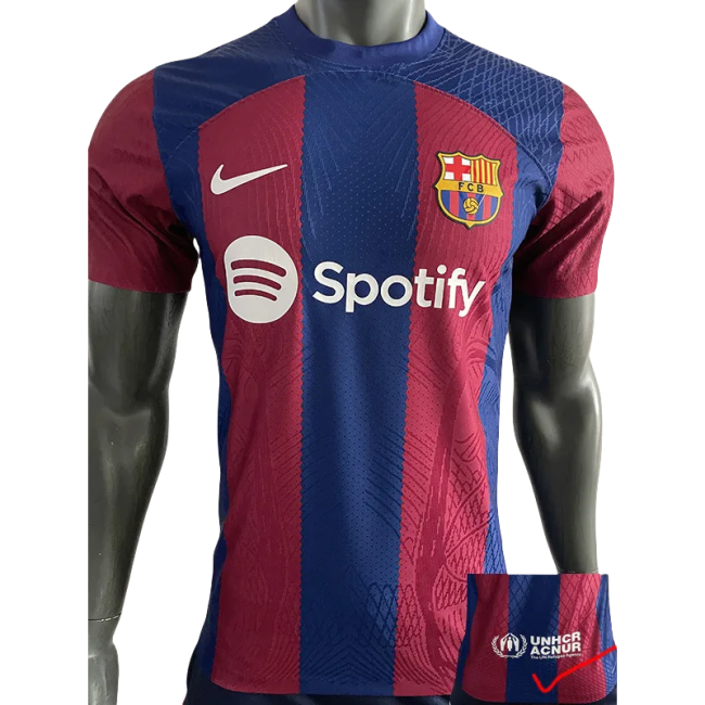 23-24 Mens  Barcelona  Home Player Version Soccer Jersey