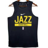 22-23 JAZZ Black NBA Training Vest