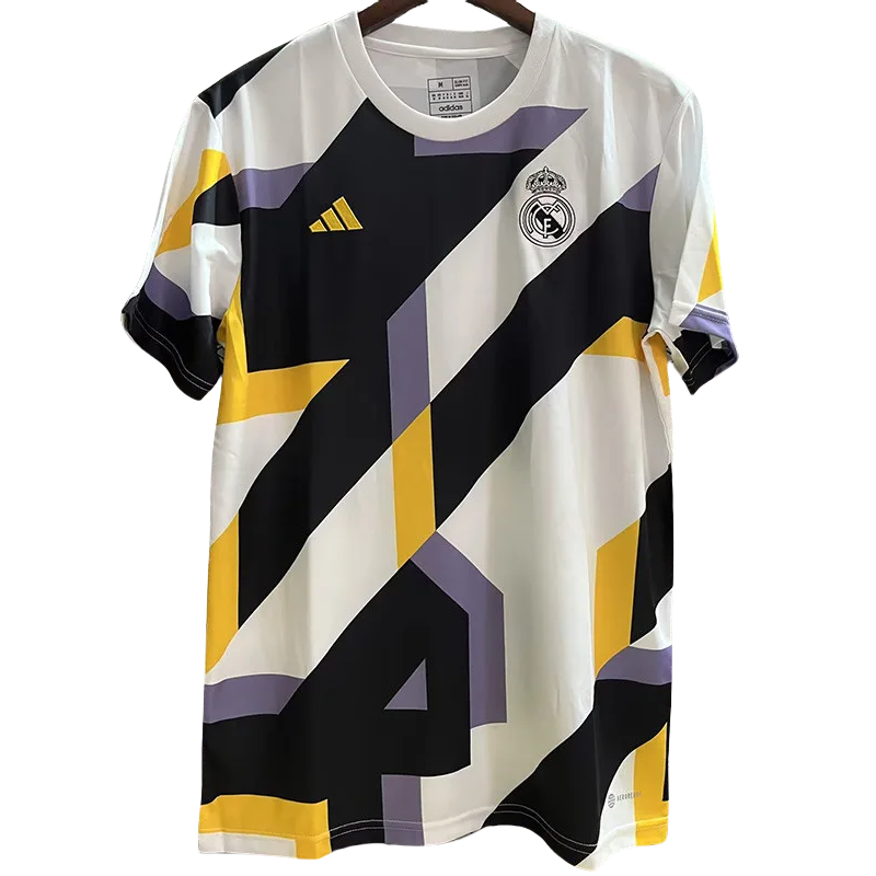 2023   Real Madrid Black Yellow Gray white Special Edition Fans Training Shirts