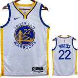 22-23 WARRIORS WIGGINS #22 White Top Quality Hot Pressing NBA Jersey