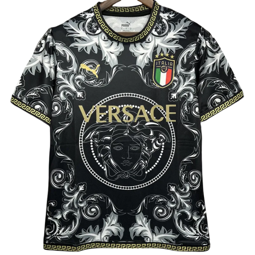 2023 Italy Special Edition Black Training Shirts #PM