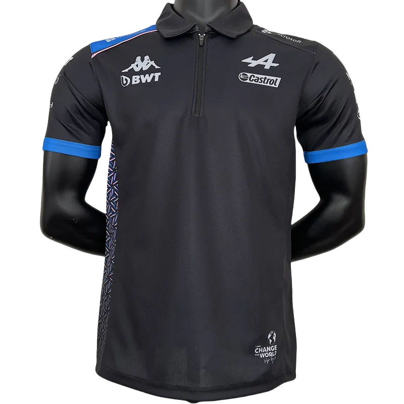 2023 F1 ALPINE Black Polo Racing Suit