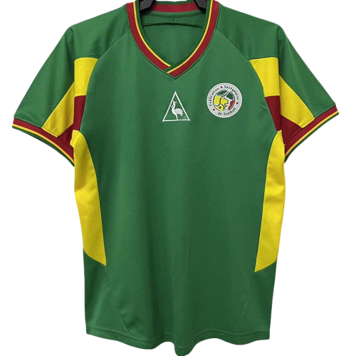 2002 Senegal Green Retro Soccer Jersey
