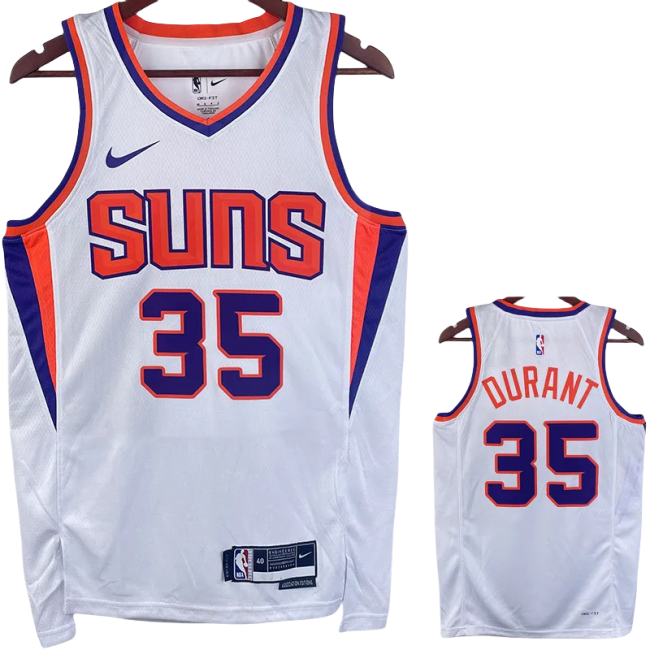 22-23 SUNS DURANT #35 White Top Quality Hot Pressing NBA Jersey