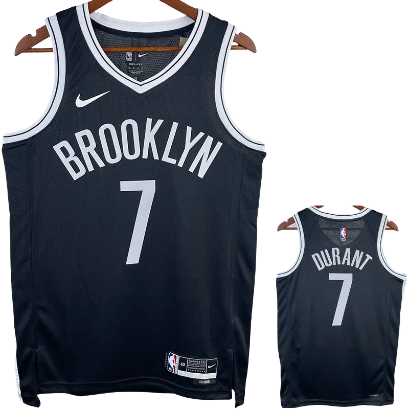 22-23 Nets DURANT #7 Black Top Quality Hot Pressing NBA Jersey