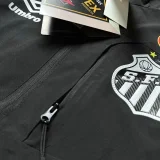 24-25 Santos FC Black Windbreaker