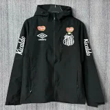 24-25 Santos FC Black Windbreaker