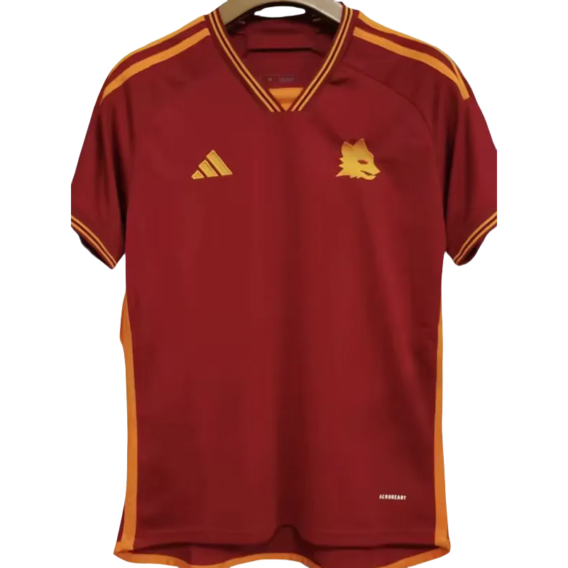 23-24 Roma Home Fans Soccer Jersey