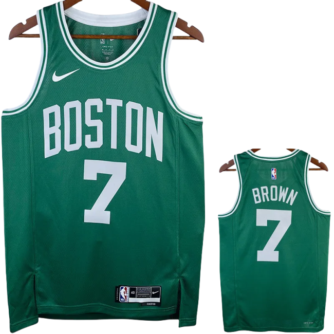22-23 CELTICS BROWN #7 Green Top Quality Hot Pressing NBA Jersey