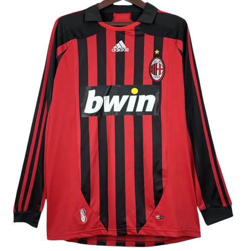 2007-2008 ACM Home Long Sleeve Retro Soccer Jersey