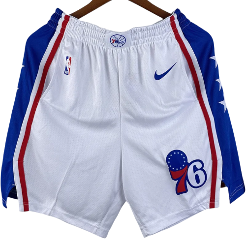 22-23 76ERS White Edition Top Quality NBA Pants