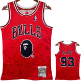 2023 BULLS & BAPE #93 Red Top Quality Hot Pressing NBA Jersey