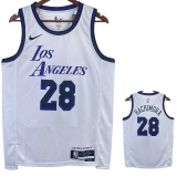22-23 LAKERS HACHIMURA #28 White City Edition Top Quality Hot Pressing NBA Jersey