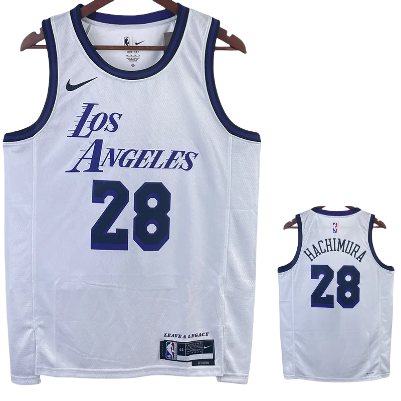 22-23 LAKERS HACHIMURA #28 White City Edition Top Quality Hot Pressing NBA Jersey