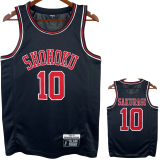 2023 SHOHOKU SAKURAGI #10 Black Top Quality Hot Pressing NBA Jersey