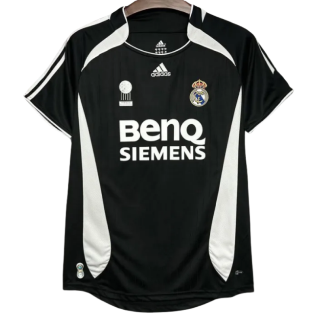 2006-20073 Real Madrid  Black Retro Soccer Jersey