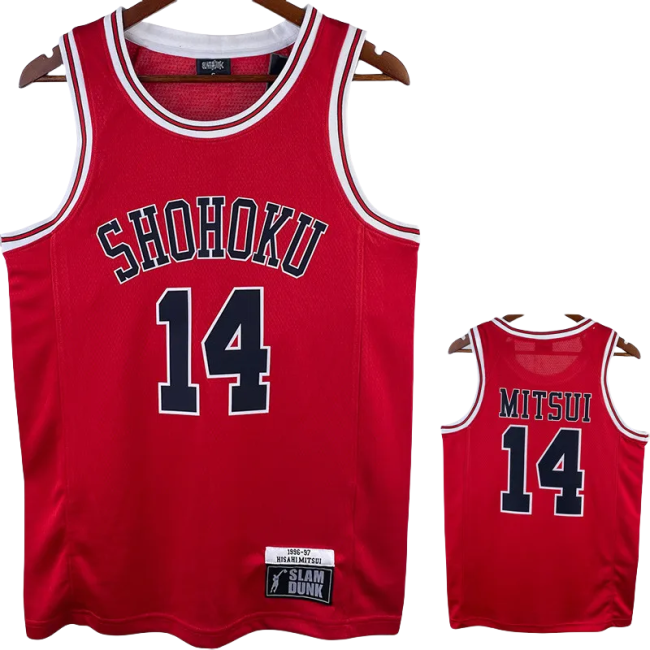 2023 SHOHOKU MITSUI #14 Red Top Quality Hot Pressing NBA Jersey