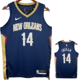 22-23 Pelicans INGRAM #14 Royal Blue Top Quality Hot Pressing NBA Jersey