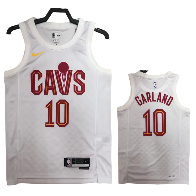 22-23 Cleveland Cavaliers CARLAND #10 White Top Quality Hot Pressing NBA Jersey