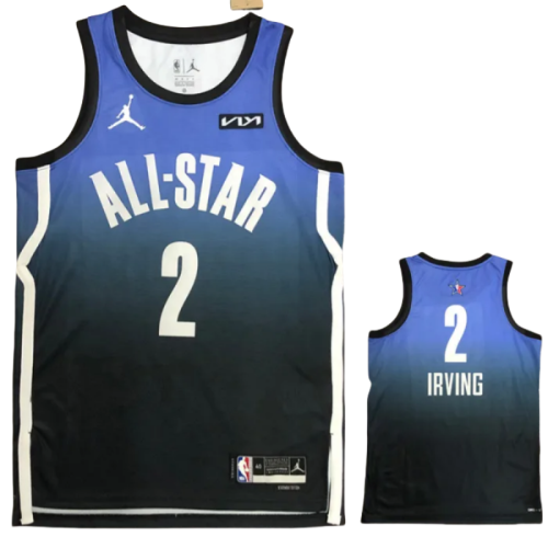 2023 ALL STAR IRVING #2 Blue Top Quality Hot Pressing NBA Jersey