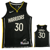 WARRIORS Glory version CURRY #30 Black Top Quality Hot Pressing NBA Jersey