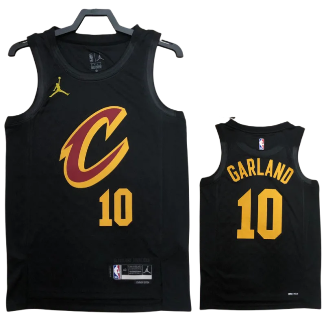 22-23 Cleveland Cavaliers CARLAND #10 Black Top Quality Hot Pressing NBA Jersey (Trapeze Edition)