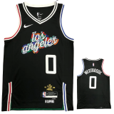 22-23 CLIPPERS WESTBROOK #0 Black City Edition Top Quality Hot Pressing NBA Jersey