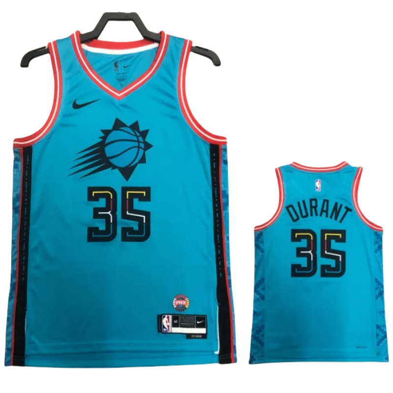 SUNS DURANT #35 Blue Top Quality Hot Pressing NBA Jersey