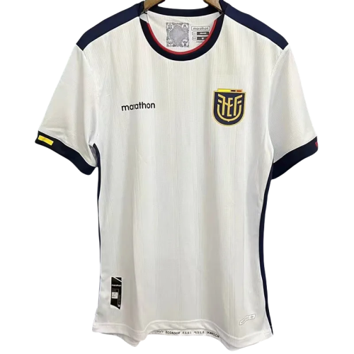 22-23 Ecuador White World Cup Fans Soccer Jersey