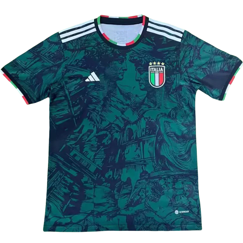 2023 Italy Special Edition Green Fans Soccer Jersey