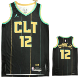 22-23 HORNETS OUBRE JR. #12 Black City Edition Top Quality Hot Pressing NBA Jersey