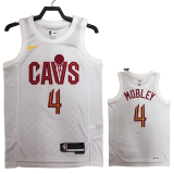 22-23 Cleveland Cavaliers MOBLEY #4 White Top Quality Hot Pressing NBA Jersey
