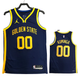22-23 WARRIORS KUMINGA #00 Royal blue Top Quality Hot Pressing NBA Jersey (Trapeze Edition)